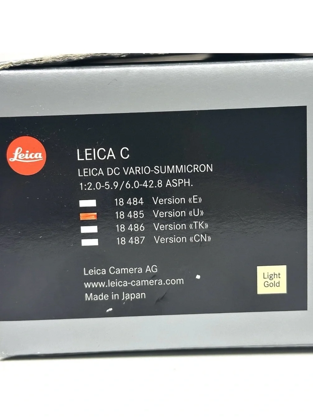 Leica C Type 112 Camera LIKE NEW